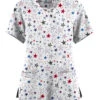 Butter-Soft Originals Summer Starburst Women's 3-Pocket Criss Cross Printed Scrub Top 1 Butter-Soft Originals Summer Starburst Women's 3-Pocket Criss Cross Printed Scrub Top -Fashion Clothing TS1626SRWT 1