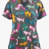 Butter-Soft Originals Paw Friends Pewter Women's 3-Pocket Mock Wrap With Ties Printed Scrub Top 1 Butter-Soft Originals Paw Friends Pewter Women's 3-Pocket Mock Wrap With Ties Printed Scrub Top -Fashion Clothing TS1668PFPW 092223 1