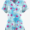 Butter-Soft Originals Healing Hearts Morning Dew Women's 4-Pocket Rounded V-Neck Printed Scrub Top 2 Butter-Soft Originals Healing Hearts Morning Dew Women's 4-Pocket Rounded V-Neck Printed Scrub Top -Fashion Clothing TS2697HHMD 092023 1