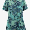 UA Butter-Soft STRETCH Mixed Medallion Navy Women’s 4-Pocket Notch-Neck Print Scrub Top 1 UA Butter-Soft STRETCH Mixed Medallion Navy Women’s 4-Pocket Notch-Neck Print Scrub Top -Fashion Clothing TS4244MMNY 1