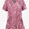UA Butter-Soft STRETCH Summer Animal Wine Women’s 4-Pocket Notch-Neck Printed Scrub Top 1 UA Butter-Soft STRETCH Summer Animal Wine Women’s 4-Pocket Notch-Neck Printed Scrub Top -Fashion Clothing TS4244SAWN 1