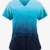 Easy STRETCH By Butter-Soft™ Calming Waves Navy Women's 2-Pocket Mitered V-Neck Printed Scrub Top 1 Easy STRETCH By Butter-Soft™ Calming Waves Navy Women's 2-Pocket Mitered V-Neck Printed Scrub Top -Fashion Clothing TS434CWNY 100523 1 PHV