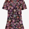 Butter-Soft Dazzling Snowflakes Women's 1-Pocket V-Neck Tuck-In Print Scrub Top 2 Butter-Soft Dazzling Snowflakes Women's 1-Pocket V-Neck Tuck-In Print Scrub Top -Fashion Clothing TS452DSBL 1