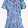 UA Butter-Soft STRETCH Urban Animal Orchid Women's 1-Pocket V-Neck Tuck-In Printed Scrub Top 1 UA Butter-Soft STRETCH Urban Animal Orchid Women's 1-Pocket V-Neck Tuck-In Printed Scrub Top -Fashion Clothing TS452UAOR 1