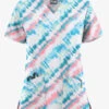 UA Butter-Soft STRETCH Belize Ikat Women's 2-Pocket V-Neck Printed Scrub Top 1 UA Butter-Soft STRETCH Belize Ikat Women's 2-Pocket V-Neck Printed Scrub Top -Fashion Clothing TS542BIWT 1