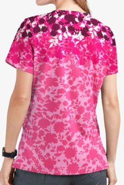 UA Butter-Soft STRETCH Floral Shadows Sweet Rose Women's 2-Pocket V-Neck Scrub Top 7 UA Butter-Soft STRETCH Floral Shadows Sweet Rose Women's 2-Pocket V-Neck Scrub Top -Fashion Clothing TS542FSSR 3