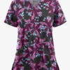 UA Butter-Soft STRETCH Happy Morning Floral Wine Women's 2-Pocket V-Neck Print Scrub Top 1 UA Butter-Soft STRETCH Happy Morning Floral Wine Women's 2-Pocket V-Neck Print Scrub Top -Fashion Clothing TS542HMWN 1