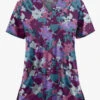 UA Butter-Soft STRETCH Layered Floral Navy Women's 2-Pocket V-Neck Print Scrub Top 1 UA Butter-Soft STRETCH Layered Floral Navy Women's 2-Pocket V-Neck Print Scrub Top -Fashion Clothing TS542LFNV 1