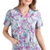 UA Butter-Soft STRETCH Mystic Floral Aqua Moon Women's 2-Pocket V-Neck Print Scrub Top 2 UA Butter-Soft STRETCH Mystic Floral Aqua Moon Women's 2-Pocket V-Neck Print Scrub Top -Fashion Clothing TS542MFQ 1