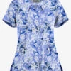 Butter-Soft Cosmic Stars Ceil Women's 2-Pocket Key-Hole Neck Detailed Print Scrub Top 1 Butter-Soft Cosmic Stars Ceil Women's 2-Pocket Key-Hole Neck Detailed Print Scrub Top -Fashion Clothing TS565COC 100523 1