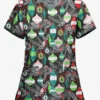 Butter-Soft Christmas Baubles Women's 2-Pocket With Angled Welts V-Neck Print Scrub Top 2 Butter-Soft Christmas Baubles Women's 2-Pocket With Angled Welts V-Neck Print Scrub Top -Fashion Clothing TS631CBBL 1