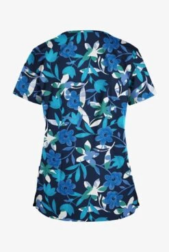 Butter-Soft Matisse Floral Navy Women's 4-Pocket Rounded V-Neck Printed Scrub Top 5 Butter-Soft Matisse Floral Navy Women's 4-Pocket Rounded V-Neck Printed Scrub Top -Fashion Clothing TS697MFNY 2