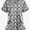 UA Butter-Soft STRETCH Desert Stars Black Printed Women's 4-Pocket Large Grommet Scrub Top 2 UA Butter-Soft STRETCH Desert Stars Black Printed Women's 4-Pocket Large Grommet Scrub Top -Fashion Clothing TS754DSK 1