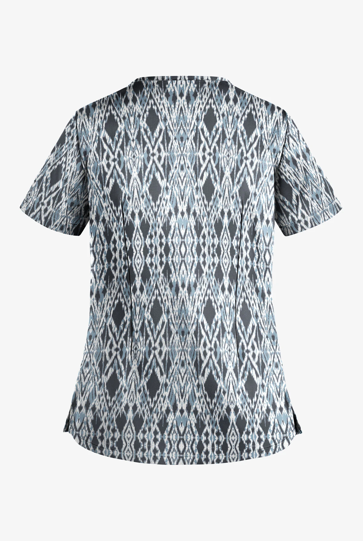 UA Butter-Soft STRETCH Kasih Ikat Women's 4-Pocket V-Neck Print Scrub Top 4 UA Butter-Soft STRETCH Kasih Ikat Women's 4-Pocket V-Neck Print Scrub Top - Image 2