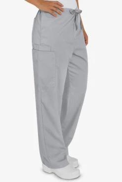 Butter-Soft Core By UA™ Unisex 4-Pocket Drawstring Scrub Pants -Fashion Clothing UA31C SILVE 3