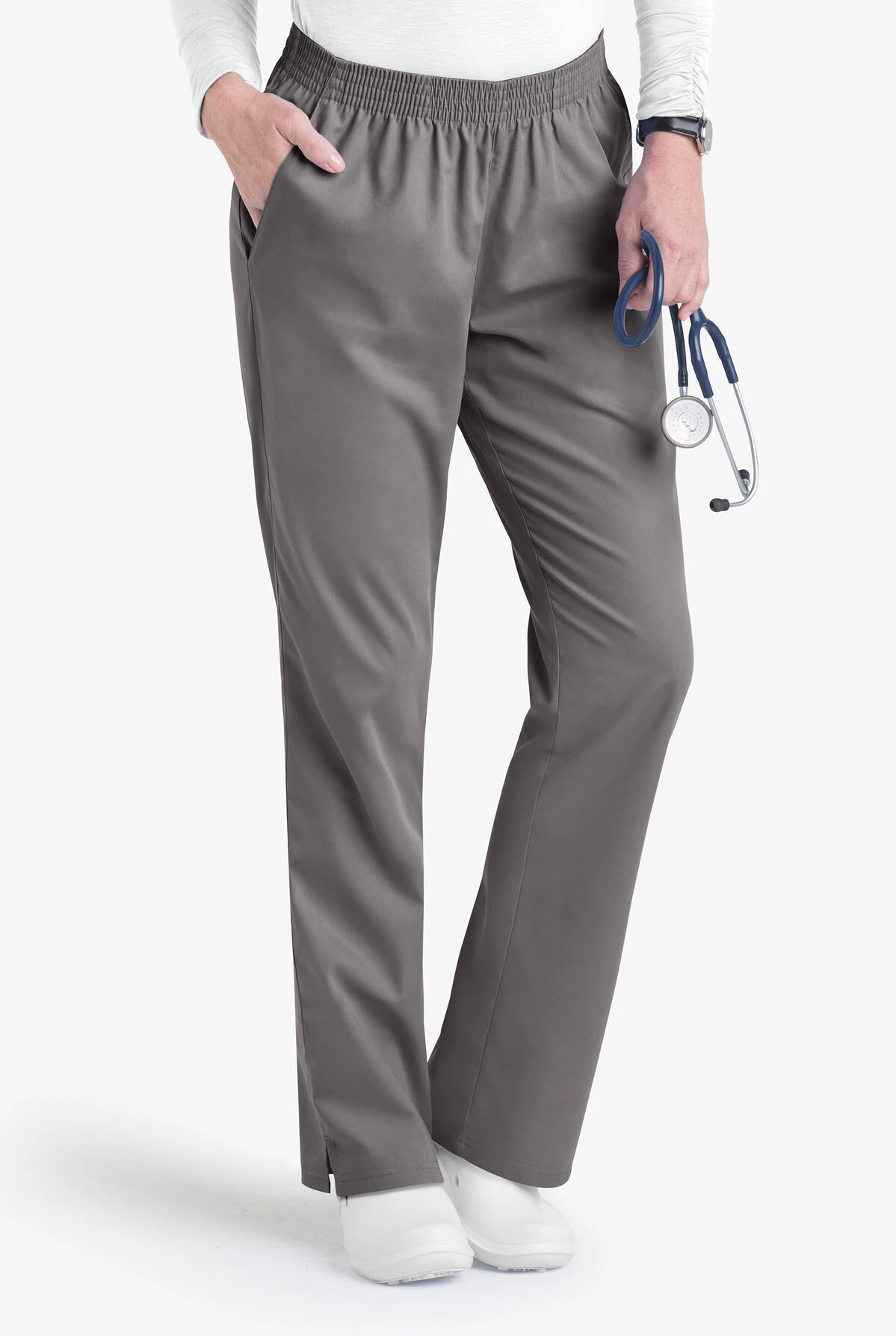 Butter-Soft Core By UA™ Women's 2-Pocket Full Elastic Waist Scrub Pants - Petite 3 Butter-Soft Core By UA™ Women's 2-Pocket Full Elastic Waist Scrub Pants - Petite