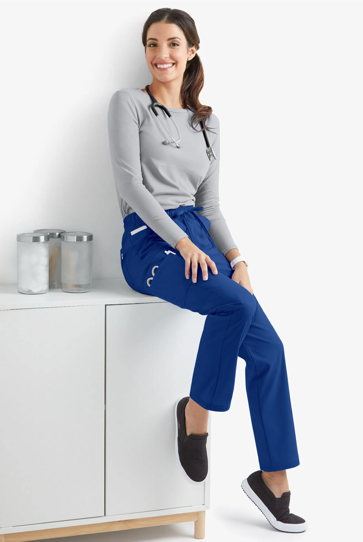 Butter-Soft Core By UA™ Women's 8-Pocket Tapered Leg Scrub Pants 4 Butter-Soft Core By UA™ Women's 8-Pocket Tapered Leg Scrub Pants - Image 2