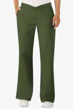 Butter-Soft Core By UA™ Women's 4-Pocket Front Crossover Waistband Scrub Pants - Tall 8 Butter-Soft Core By UA™ Women's 4-Pocket Front Crossover Waistband Scrub Pants - Tall -Fashion Clothing UA56C OLIVE 5 1