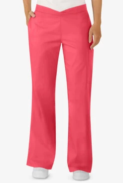 Butter-Soft Core By UA™ Women's 4-Pocket Front Crossover Waistband Scrub Pants - Petite 8 Butter-Soft Core By UA™ Women's 4-Pocket Front Crossover Waistband Scrub Pants - Petite -Fashion Clothing UA56C ROSDU 5