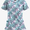 Butter-Soft Abstract Zebra Navy Women's 3-Pocket Criss Cross Print Scrub Top 1 Butter-Soft Abstract Zebra Navy Women's 3-Pocket Criss Cross Print Scrub Top -Fashion Clothing UA626AZNV 1