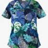 UA Best Buy Scrubs Jungle Fronds Navy Women's 4-Pocket Princess Seam Print Scrub Top 1 UA Best Buy Scrubs Jungle Fronds Navy Women's 4-Pocket Princess Seam Print Scrub Top -Fashion Clothing UA864JFN 1