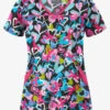 Butter-Soft Unwrap The Love Women's 4-Pocket Princess Seam Printed Scrub Top 1 Butter-Soft Unwrap The Love Women's 4-Pocket Princess Seam Printed Scrub Top -Fashion Clothing UA864ULB 1